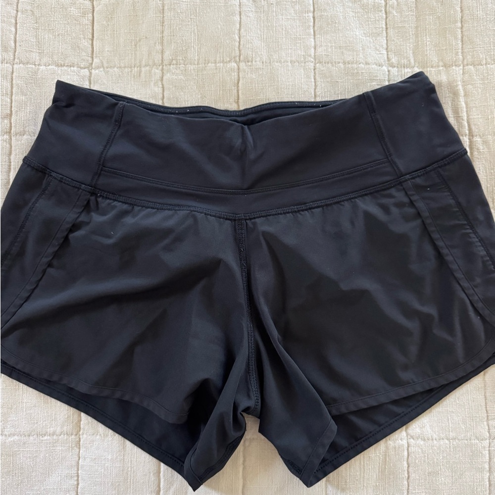 Lululemon Black Speed Up Shorts